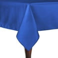 thumbnail image 1 of Ultimate Textile (5 Pack) Reversible Shantung Satin - Majestic 84 x 84-Inch Square Tablecloth - for Weddings, Home Parties and Special Event use, Royal Blue, 1 of 4