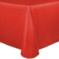 thumbnail image 1 of Ultimate Textile (5 Pack) Satin 60 x 120-Inch Oval Tablecloth - for Home Dining Tables, Orange, 1 of 4