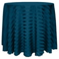 thumbnail image 1 of Ultimate Textile (5 Pack) Satin-Stripe 60-Inch Round Tablecloth - for Wedding and Catering, Hotel or Home Dining use, Lagoon Blue, 1 of 3