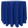 thumbnail image 1 of Ultimate Textile (5 Pack) Satin-Stripe 60-Inch Round Tablecloth - for Wedding and Catering, Hotel or Home Dining use, Royal Blue, 1 of 3
