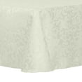 thumbnail image 1 of Ultimate Textile (5 Pack) Somerset 108 x 108-Inch Square Damask Tablecloth - Jacquard Weave Scroll Design, Ivory Cream, 1 of 3
