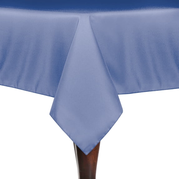 Ultimate Textile 54 x 54-Inch Square Polyester Linen Tablecloth Periwinkle Blue