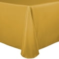 thumbnail image 1 of Ultimate Textile 60 x 102-Inch Oval Polyester Linen Tablecloth, 1 of 3