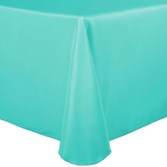 Ultimate Textile 60 x 102-Inch Oval Polyester Linen Tablecloth