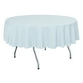 thumbnail image 1 of Ultimate Textile 72-Inch Round Polyester Linen Tablecloth Ice Blue, 1 of 4