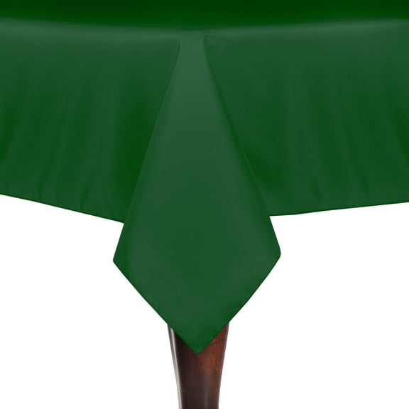 Ultimate Textile 72 x 108-Inch Rectangular Polyester Linen Tablecloth Emerald Green