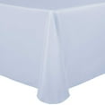 thumbnail image 1 of Ultimate Textile 72 x 120-Inch Oval Polyester Linen Tablecloth Ice Blue, 1 of 3