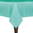 thumbnail image 1 of Ultimate Textile 72 x 120-Inch Rectangular Polyester Linen Tablecloth Caribbean Blue, 1 of 4