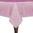 thumbnail image 1 of Ultimate Textile 84 x 84-Inch Square Polyester Linen Tablecloth Pink Balloon, 1 of 4