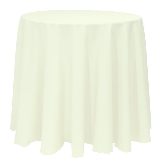 Ultimate Textile 90-Inch Round Polyester Linen Tablecloth Oyster