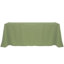 Ultimate Textile 90 x 156-Inch Rectangular Polyester Linen Tablecloth Army Green