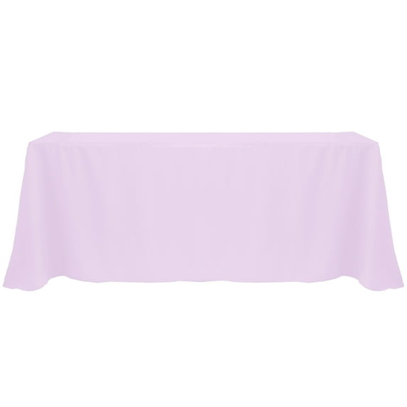 Ultimate Textile 90 x 156-Inch Rectangular Polyester Linen Tablecloth Lilac Light Purple