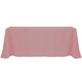 thumbnail image 1 of Ultimate Textile 90 x 156-Inch Rectangular Polyester Linen Tablecloth Mauve, 1 of 4