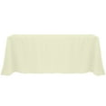 thumbnail image 1 of Ultimate Textile 90 x 156-Inch Rectangular Polyester Linen Tablecloth Oyster, 1 of 4
