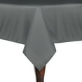 thumbnail image 1 of Ultimate Textile 90 x 90-Inch Square Polyester Linen Tablecloth Charcoal Grey, 1 of 4