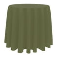 thumbnail image 1 of Ultimate Textile 96-Inch Round Polyester Linen Tablecloth Olive Green, 1 of 4