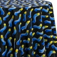 thumbnail image 1 of Ultimate Textile Blue Wax 90-Inch Round Patterned Tablecloth, 1 of 2
