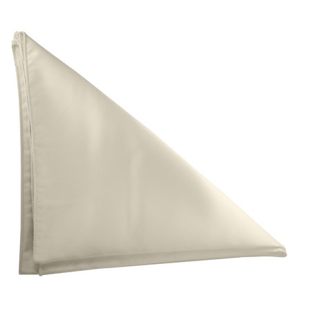 Ultimate Textile Bridal Satin 10 x 10-Inch Cocktail Napkins