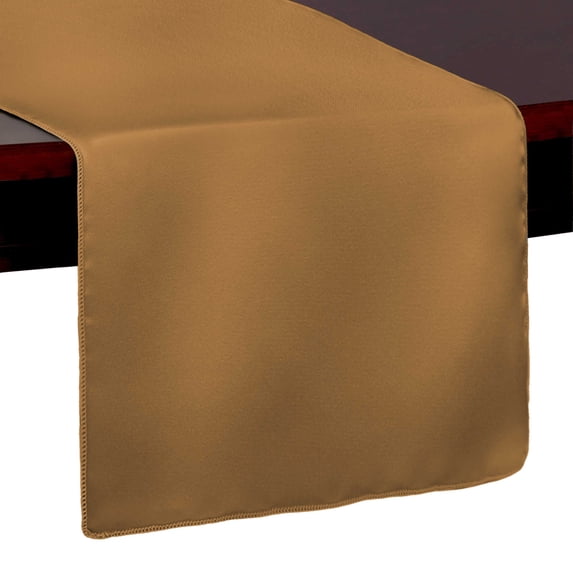 Ultimate Textile Bridal Satin 14 x 90-Inch Table Runner Duchess