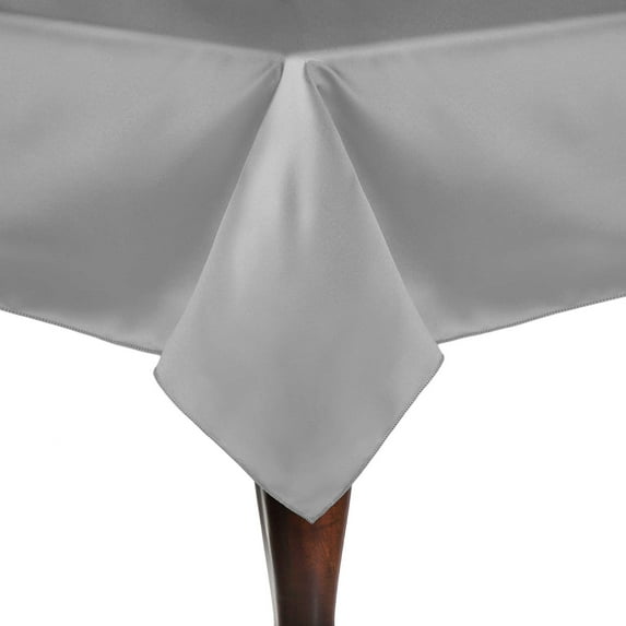 Ultimate Textile Bridal Satin 48 x 72-Inch Rectangular Tablecloth