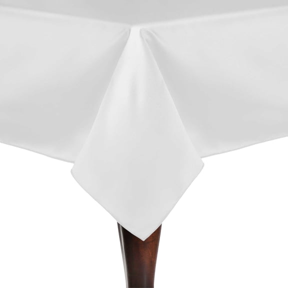 Ultimate Textile Bridal Satin 54 x 54-Inch Square Tablecloth