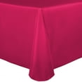 thumbnail image 1 of Ultimate Textile Bridal Satin 60 x 102-Inch Oval Tablecloth, 1 of 4