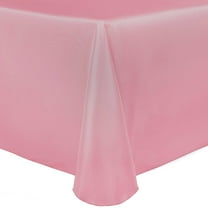 Ultimate Textile Bridal Satin 60 x 102-Inch Oval Tablecloth