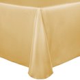 thumbnail image 1 of Ultimate Textile Bridal Satin 60 x 102-Inch Oval Tablecloth, 1 of 4
