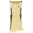 thumbnail image 1 of Ultimate Textile Bridal Satin 8 x 100-Inch Chair Tie Sash Duchess, 1 of 3