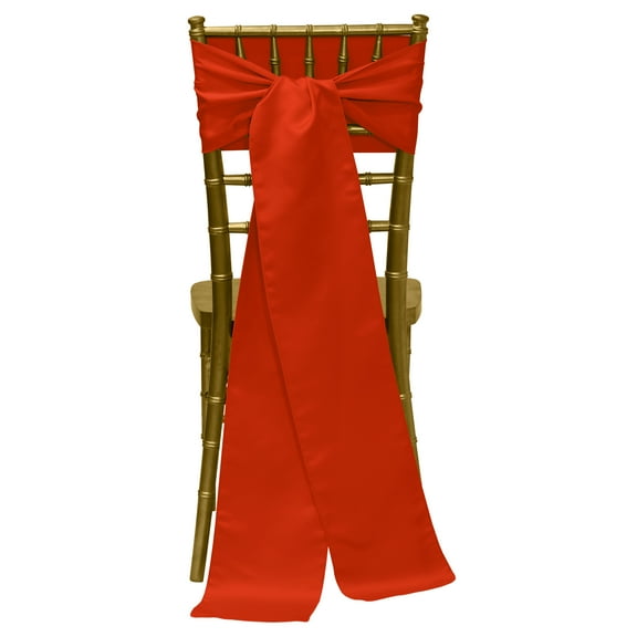 Ultimate Textile Bridal Satin 8 x 100-Inch Chair Tie Sash Duchess
