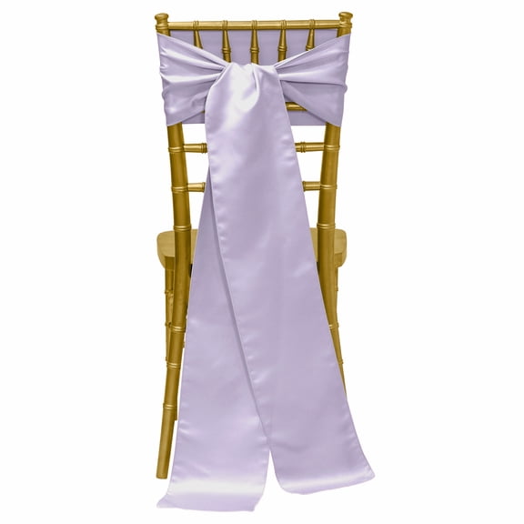 Ultimate Textile Bridal Satin 8 x 100-Inch Chair Tie Sash Duchess
