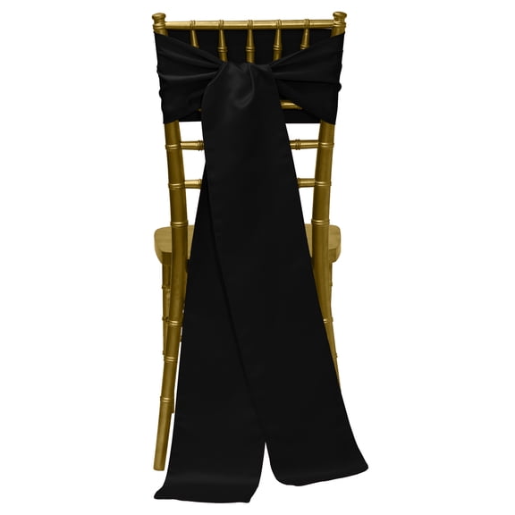Ultimate Textile Bridal Satin 8 x 100-Inch Chair Tie Sash Duchess