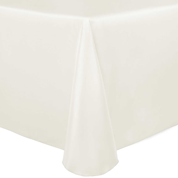 Ultimate Textile Bridal Satin 90 x 120-Inch Rectangular Tablecloth
