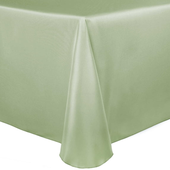 Ultimate Textile Bridal Satin 90 x 156-Inch Rectangular Tablecloth