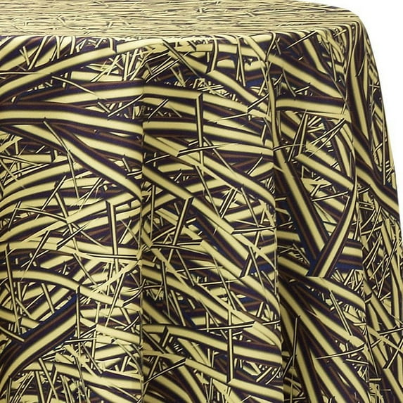 Ultimate Textile Circular Metal 84-Inch Round Tablecloth