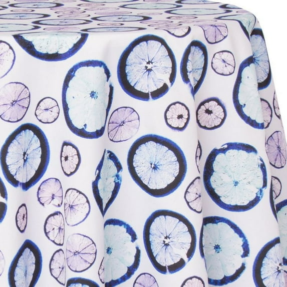 Ultimate Textile Citrus 60-Inch Round Tablecloth