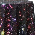 thumbnail image 1 of Ultimate Textile Colorful Galaxy 120-Inch Round Patterned Tablecloth, 1 of 2