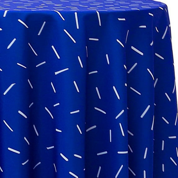 Ultimate Textile Confetti 108-Inch Round Patterned Tablecloth