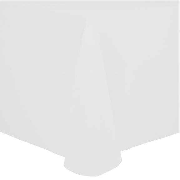 Ultimate Textile Cotton-feel 108 x 132-Inch Oval Fine Dining Tablecloth