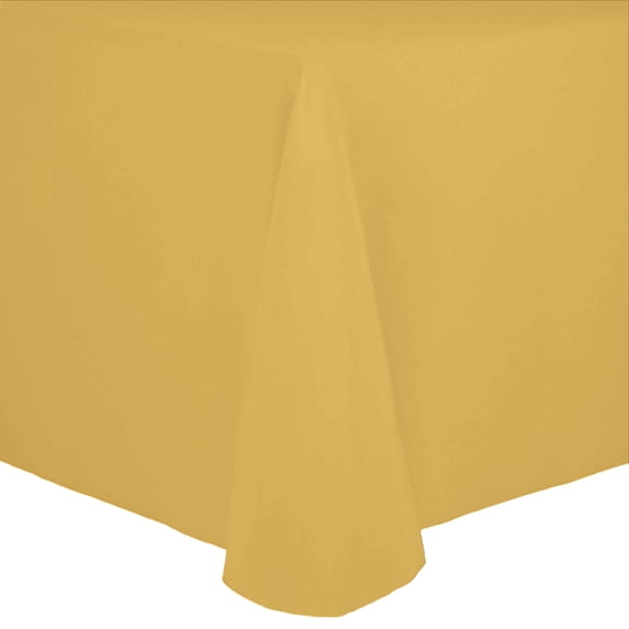 Ultimate Textile Cotton-feel 108 x 156-Inch Oval Fine Dining Tablecloth