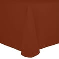 thumbnail image 1 of Ultimate Textile Cotton-feel 52 x 70-Inch Oval Fine Dining Tablecloth Burnt Orange, 1 of 3