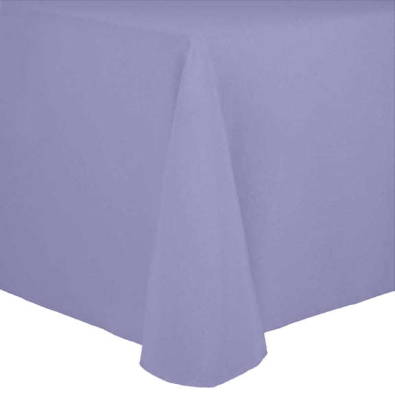 Ultimate Textile Cotton-feel 52 x 70-Inch Oval Fine Dining Tablecloth Lilac Light Purple