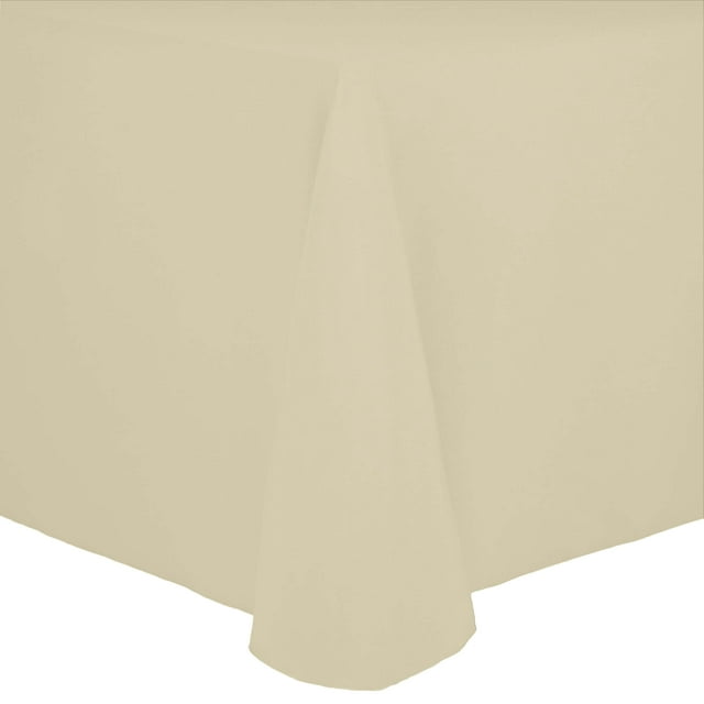 Ultimate Textile Cotton-feel 54 x 120-Inch Oval Fine Dining Tablecloth