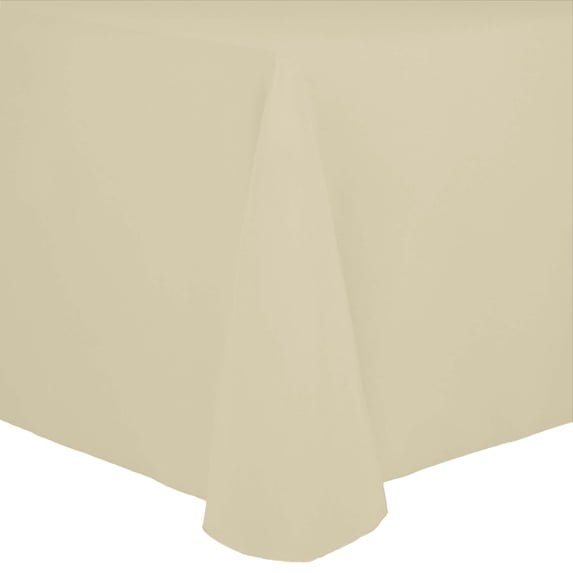 Ultimate Textile Cotton-feel 54 x 120-Inch Oval Fine Dining Tablecloth