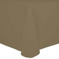 thumbnail image 1 of Ultimate Textile Cotton-feel 54 x 96-Inch Oval Tablecloth Toast Light Brown, 1 of 3