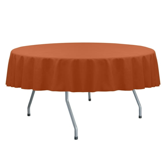 Ultimate Textile Cotton-feel 60-Inch Round Fine Dining Tablecloth