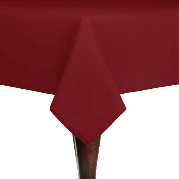 Ultimate Textile Cotton-feel 60 x 90-Inch Rectangular Tablecloth Red