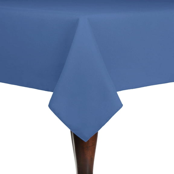 Ultimate Textile Cotton-feel 72 x 108-Inch Rectangular Tablecloth Periwinkle Blue