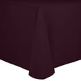 thumbnail image 1 of Ultimate Textile Cotton-feel 72 x 120-Inch Oval Tablecloth Burgundy Dark Red, 1 of 3