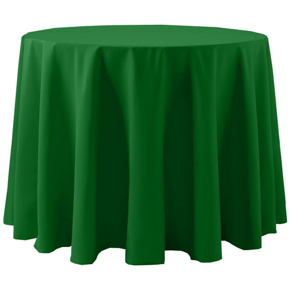 Ultimate Textile Cotton-feel 84-Inch Round Tablecloth